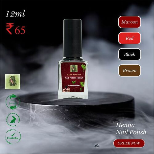 Henna Nail Polish - Color: Multcolor