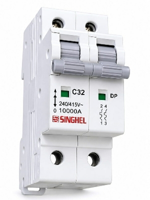 Miniature Circuit Breaker - Compact Size, Trip-Free Mechanism, Resettable Switch | Electrical Safety Device, Overload Protection for Residential and Commercial Applications
