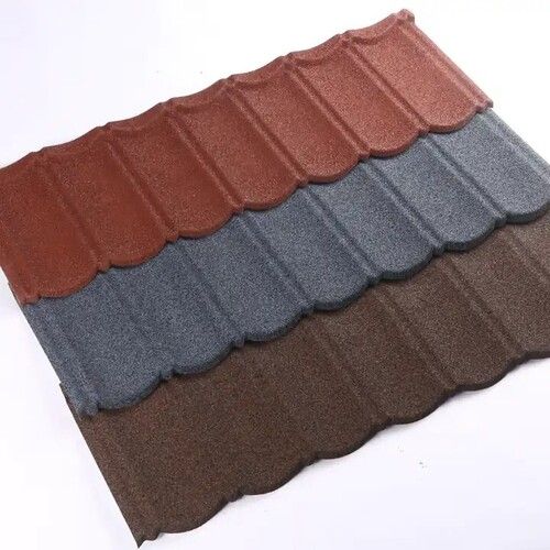 Weather Resistant Color Stone Coated Metal Sheet Panel for Villa Roof