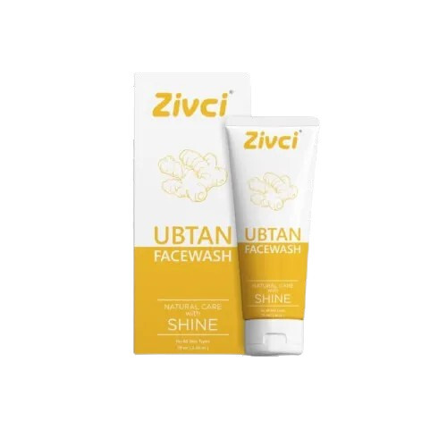 Ubtan Face Wash - Herbal Gel Formula, Deeply Nourishes, Hydrates and Exfoliates for Radiant Skin Tone, Gentle Cleansing for All Skin Types, Reduces Acne and Blemishes, Soothes Inflammation and Redness