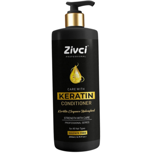 Vegan Sulfate Free Keratin Hair Conditioner - Cream Form, Female, All Hair Types, 36 Months Shelf Life | Removes Impurities, Unclogs Scalp Pores, Moisturizes Hair & Scalp