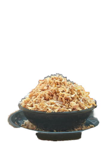Fried Onion - Sliced, 0% Moisture | Long Shelf Life, Hygienically Packed, Quality Tested