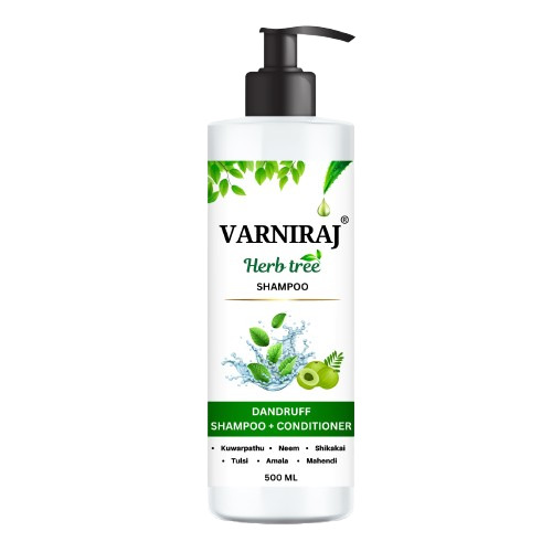 Varniraj Dandruff Shampoo With Conditioner (500 Ml) - Color: Green