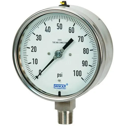 Wika Pressure Gauge - Accuracy: 1  %