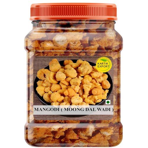 Rajasthani Moong Dal Mangodi - 1 Kg Plain Small Nuggets | Sun-Dried, Authentic, Vegetarian Snack, Ideal for Vegetable Pulao