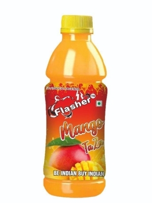 Fresh Mango Juice - 100% Pure, Premium Quality , Hygienically Packed, Ready to Drink, Chilled Refreshing Beverage in 200 Ml Bottle