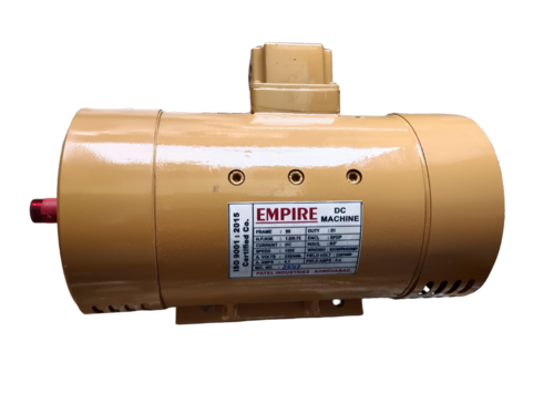 Mild Steel 1hp Vertical DC Shunt Motor - 2 Poles, 80mm Frame Size, Single Phase, 1500 RPM, Foot Mounted, Grey