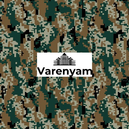 Printed Camouflage Fabric - Polyester, Multicolor, Washable and Tear-Resistant | Suitable for Army Dress and Garment Use in Summer and Winter