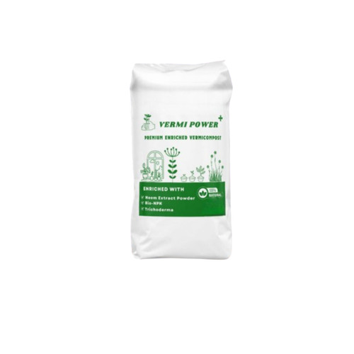 Vermi Compost Powder - 40 kg Size, 100% Organic Manure Enriching Soil Health, Enhances Plant Growth, Promotes Microbial Activity, Water Retention Solution, Eco-Friendly Fertilizer
