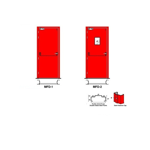 Fire Door - Color: Red