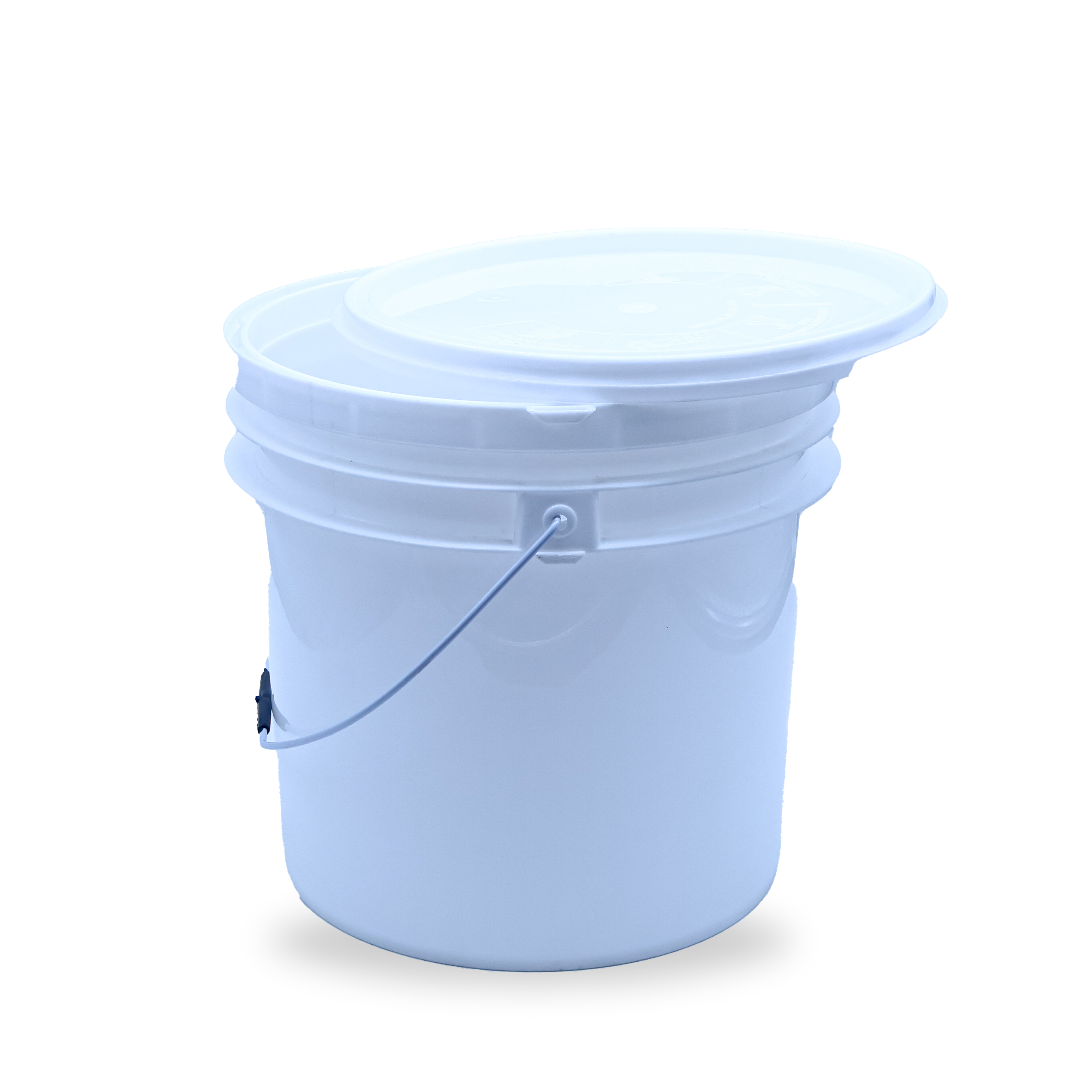 5kg Plastic Container - Durable Grey Design | Leak-Proof, Ergonomic Handle, Eco-Friendly for Industrial Use