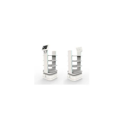 Self Driving Ai Mobile Delivery Robot - Color: White