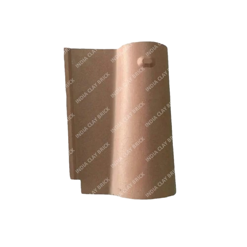 Khaprail Roof Tile - Clay Material, Single & Double Groove Sizes | Rustic Terracotta Design, Durable Interlocking Construction