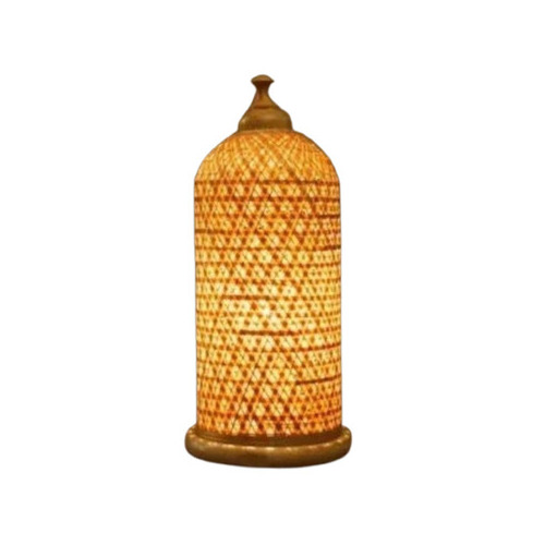 Bamboo Art Table Lamp - Color: Brown