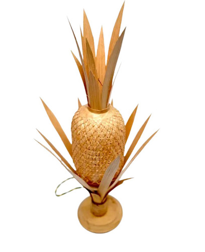 Bamboo Decorative Table Lamp - Color: Brown
