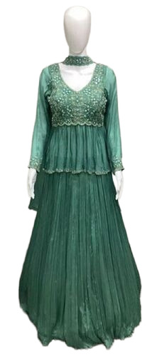 Paplon Crop Top And Palazzo Set - Color: 5