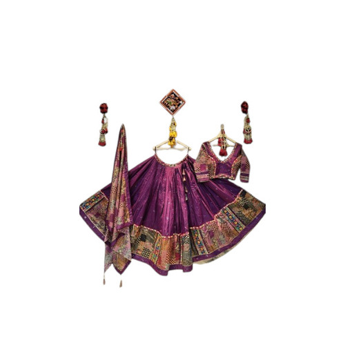 Traditional Gujarati Chaniya Choli - Color: 4