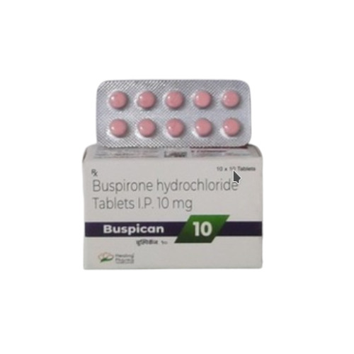 Buspirone Hydrochloride Tablet IP 10mg