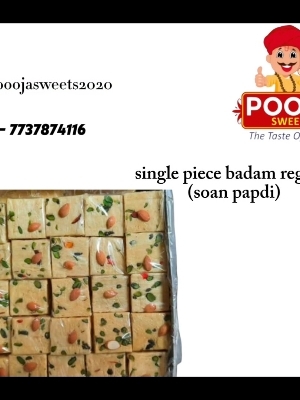Soan Papdi Sweet - Feature: Yellow And Sada
