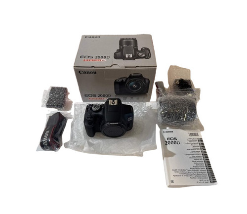 Canon Eos 2000d (T7) Ef Kit + Ef-S Dslr Camera