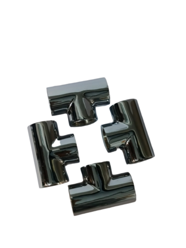 Forging Brass Tee 120gm - Color: Silver