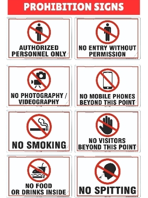 Prohibition Signs