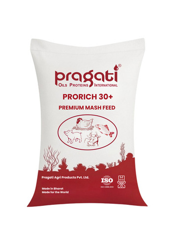 Pragati Prorich 30+ Premium Mash Fish Feed - Weight: 1000 Kilograms (Kg)
