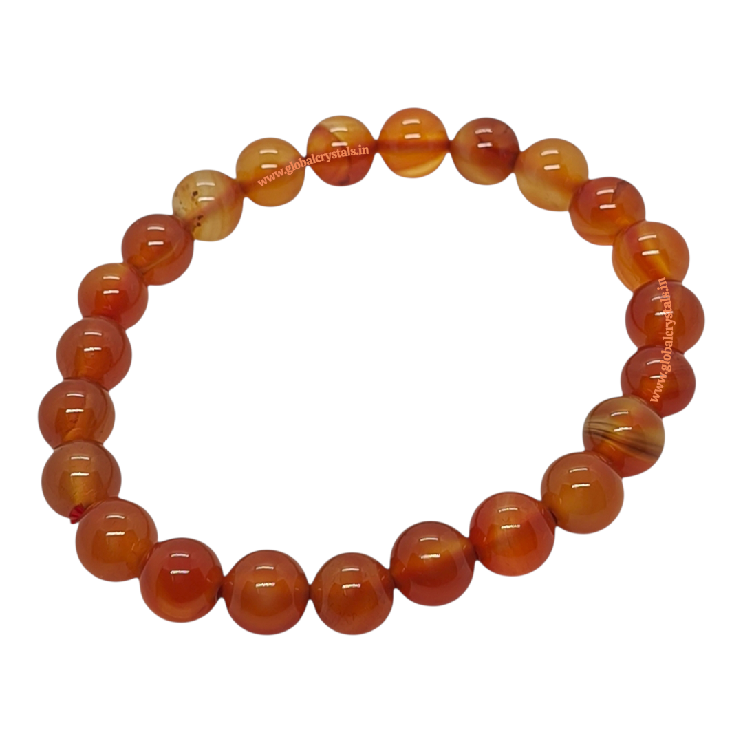 Carnelian Bracelet (Lalakik) - Color: Red Orange