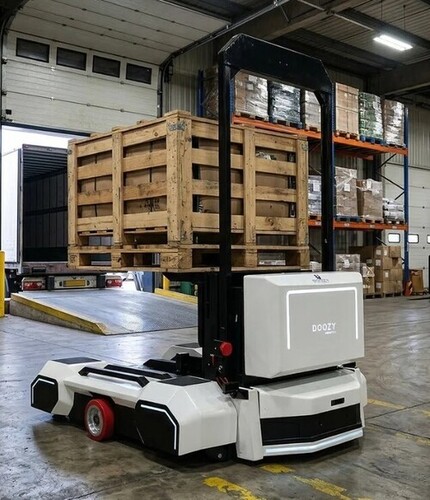 Dfr 2000 Autonomous Forklift Agv - Application: Factory And Warehouse