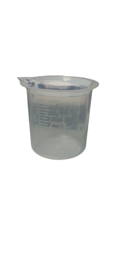 100Ml Plastic Beaker - Color: Transparent