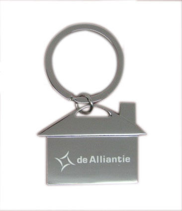 Metal Promotional House Key Chain