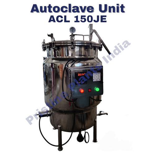Autoclave Canning Retort - Stainless Steel 52 Inch Height, 40 Inch Length, 200ml Size | External Heating, Steam Injection, Diaphragm Pressure Gauge, Temperature Indicator