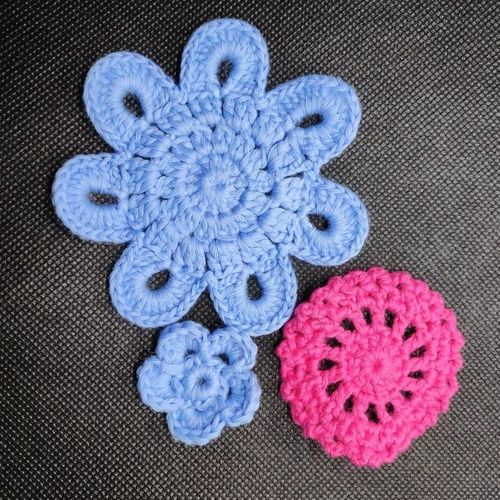 Blue Red Cotton Customized Appliques For Clothes And Bags