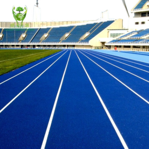 Rubber Running Track - Color: Red/Blue/Green