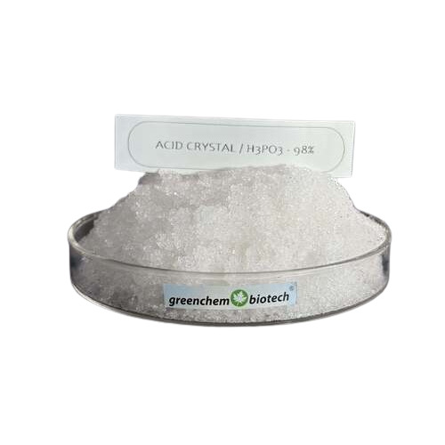 Phosphonic Acid - Crystalline White Hygroscopic, CAS No: 13598-36-2, Molecular Formula: H3PO3, Assay: 98% Min, Highly Soluble, Industrial Grade, Fungicide and Water Treatment Application