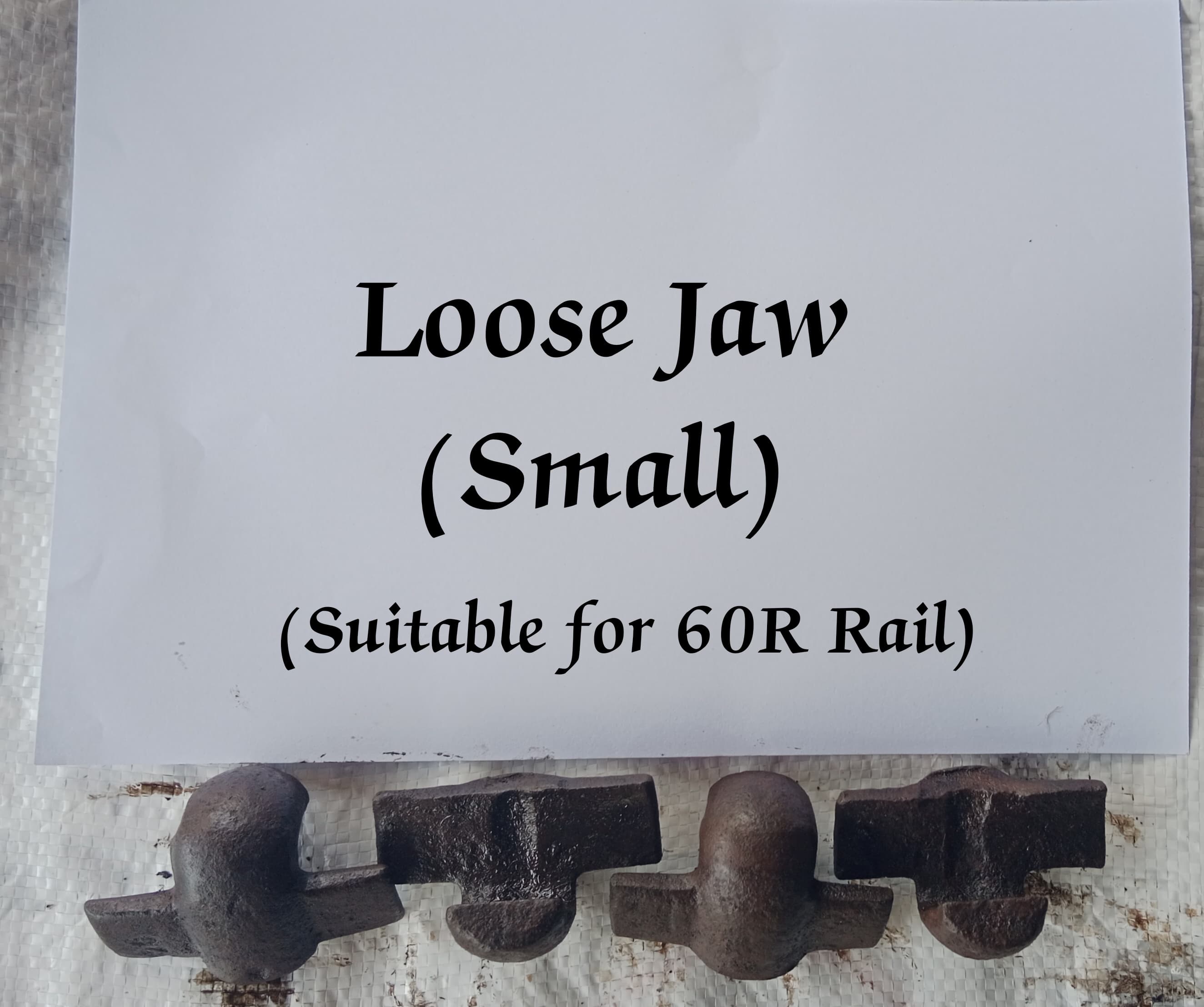 Rail Spring Steel Loose Jaws - Color: Black