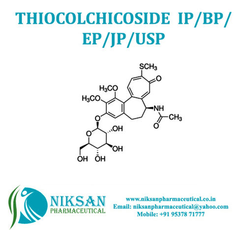  Thiocolchicoside Ip/Bp/Ep/Usp Application: Pharmaceutical