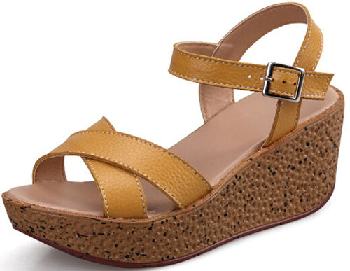 Genuine Leather Casual Flat Sandals For Women