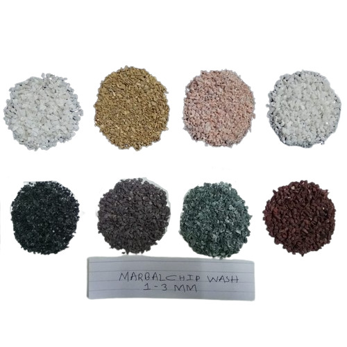 Marble Chips And Curry Crushed Stone Terrazzo Chips Grit Wash Stone - Size: (1) 0.5Mm To 1Mm