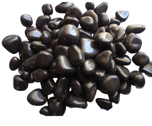 Black Color Jade Stone Price/River Stone Pebble Wash Price/ Black Polished Garden Pebble Stones - Stone Type: Natural