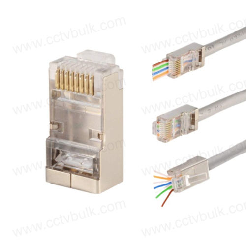  Rj45 कनेक्टर पास थ्रू 