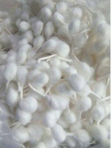 White Round Cotton Wicks