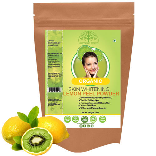 100% Pure Organic Lemon Peel Powder (100 Gms)