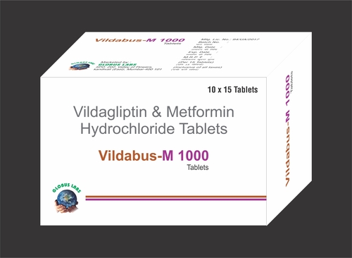 विल्डाग्लिप्टिन और मेटफोर्मिन हाइड्रोक्लोराइड टैबलेट ग्रेड: मेडिसिन ग्रेड