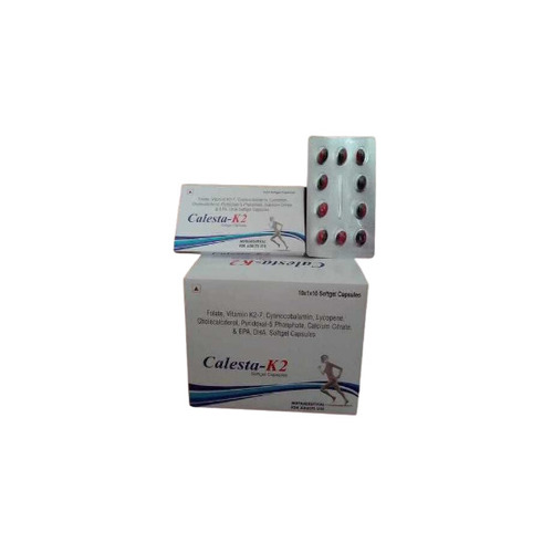 Cynocobalamin Lycopene Cholecalciferol Pyridoxal Phosphate Calcium Citrate Softgel Capsules - Grade: Medicine
