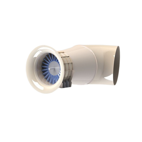 Mine Ventilation Fan - Color: White