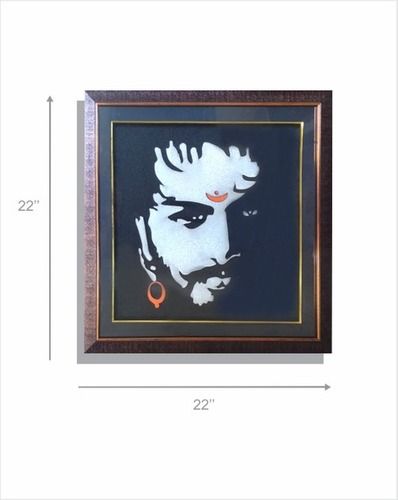 Durable Sambhaji Maharaj 3D Wall Art Mural