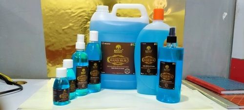 Packed Herbal Sanitizer Liquid
