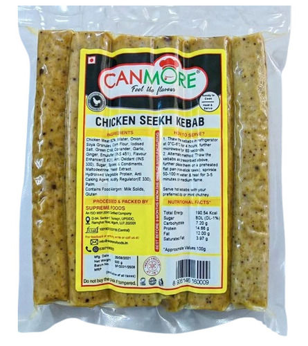 Frozen Chicken Seekh Kabab - Shelf Life: 9 Months