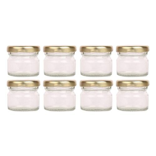 30 Ml Round Glass Jars Bottle With Cap